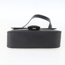 Salvatore Ferragamo Vala Shoulder Bag Leather Black Silver Auth BA9331-9