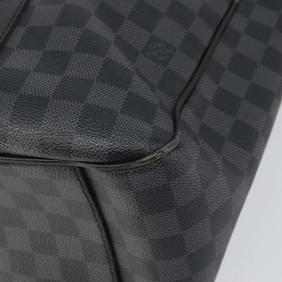 LOUIS VUITTON Damier Graphite Tadao Shoulder Bag 2way N51192 LV Auth BA9332