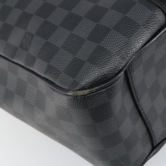 LOUIS VUITTON Damier Graphite Tadao Shoulder Bag 2way N51192 LV Auth BA9332