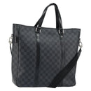 LOUIS VUITTON Damier Graphite Tadao Shoulder Bag 2way N51192 LV Auth BA9332-1