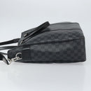 LOUIS VUITTON Damier Graphite Tadao Shoulder Bag 2way N51192 LV Auth BA9332-4