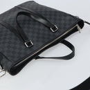LOUIS VUITTON Damier Graphite Tadao Shoulder Bag 2way N51192 LV Auth BA9332-6