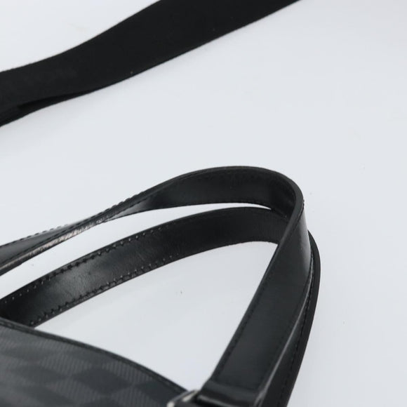 LOUIS VUITTON Damier Graphite Tadao Shoulder Bag 2way N51192 LV Auth BA9332