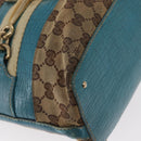 GUCCI GG Canvas Horsebit Tote Bag Beige Gold 137385 Auth BA9333-9