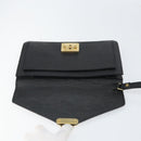 LOUIS VUITTON Epi Serie Dragonne Clutch Bag Black Noir M52612 LV Auth BA9336-7