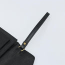 LOUIS VUITTON Epi Serie Dragonne Clutch Bag Black Noir M52612 LV Auth BA9336-9