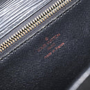LOUIS VUITTON Epi Serie Dragonne Clutch Bag Black Noir M52612 LV Auth BA9336-19
