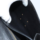 LOUIS VUITTON Epi Serie Dragonne Clutch Bag Black Noir M52612 LV Auth BA9336-22