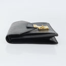 LOUIS VUITTON Epi Serie Dragonne Clutch Bag Black Noir M52612 LV Auth BA9336-4