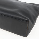 CHANEL Shoulder Bag Leather Black Silver CC Auth BA9339-15