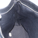 CHANEL Shoulder Bag Leather Black Silver CC Auth BA9339-20