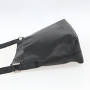 CHANEL Shoulder Bag Leather Black Silver CC Auth BA9339-3