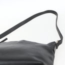 CHANEL Shoulder Bag Leather Black Silver CC Auth BA9339-8
