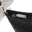 Salvatore Ferragamo Shoulder Bag Canvas Black Silver Auth BA9340-15