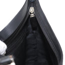 Salvatore Ferragamo Shoulder Bag Canvas Black Silver Auth BA9340-18