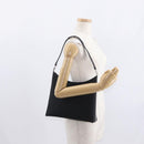Salvatore Ferragamo Shoulder Bag Canvas Black Silver Auth BA9340-22