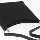 Salvatore Ferragamo Shoulder Bag Canvas Black Silver Auth BA9340-6