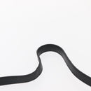 Salvatore Ferragamo Shoulder Bag Canvas Black Silver Auth BA9340-8