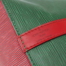 LOUIS VUITTON Epi Petit Noe Umhängetasche Bicolor Grün Rot M44147 LV Auth BA9341-17