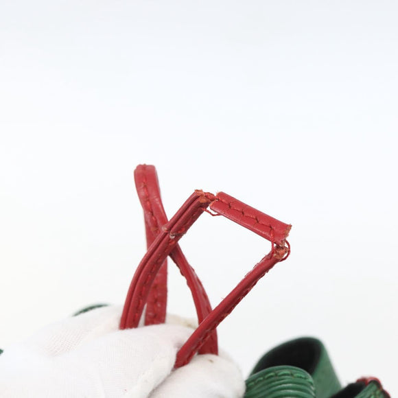 LOUIS VUITTON Epi Petit Noe Umhängetasche Bicolor Grün Rot M44147 LV Auth BA9341