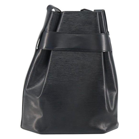 LOUIS VUITTON Epi Sac Depaule GM Shoulder Bag Black M80155 LV Auth BA9342
