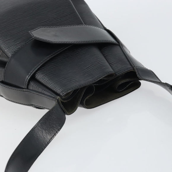 LOUIS VUITTON Epi Sac Depaule GM Schoudertas Zwart M80155 LV Auth BA9342