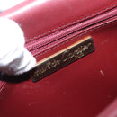CARTIER Umhängetasche Must Line Leder Bordeaux Gold Auth BA9345-18