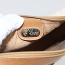 GUCCI Micro GG Canvas Web Sherry Line Clutch Bag White 014 904 0018 Auth BA9347-10