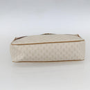 GUCCI Micro GG Canvas Web Sherry Line Clutch Bag White 014 904 0018 Auth BA9347-6
