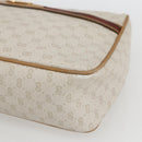 GUCCI Micro GG Canvas Web Sherry Line Clutch Bag White 014 904 0018 Auth BA9347-7