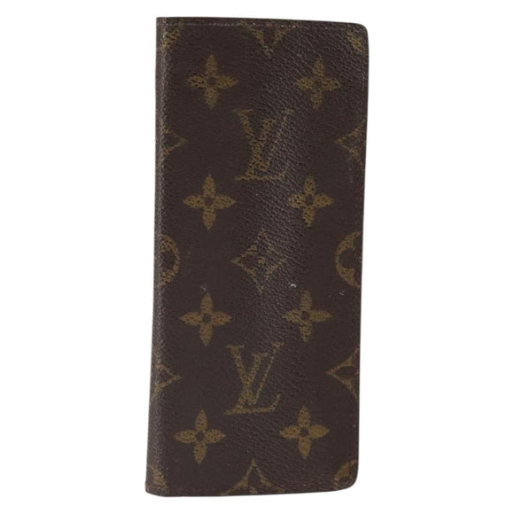LOUIS VUITTON Monogram Etui Lunette Simple Glasses Case M62962 LV Auth BA9349