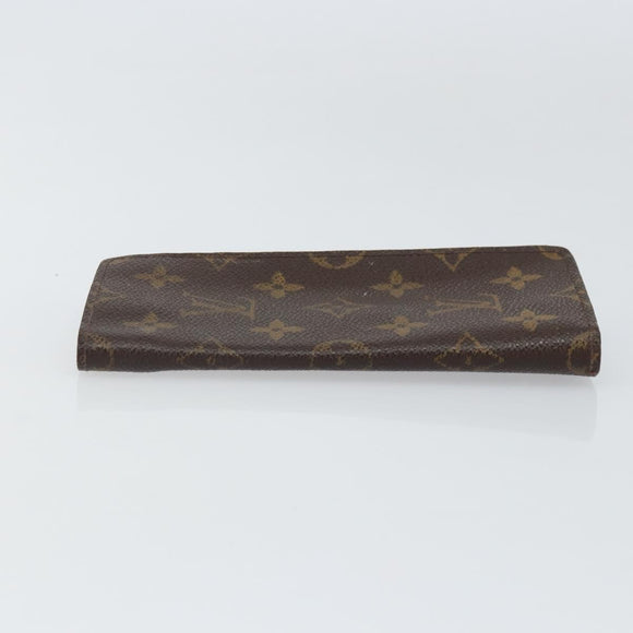 LOUIS VUITTON Monogram Etui Lunette Simple Glasses Case M62962 LV Auth BA9349