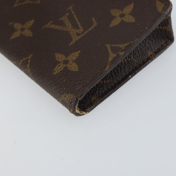 LOUIS VUITTON Monogram Etui Lunette Simple Glasses Case M62962 LV Auth BA9349