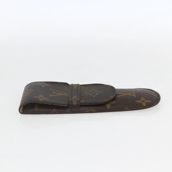 LOUIS VUITTON Monogram Etui Stilo Pen Case M62990 LV Auth BA9350