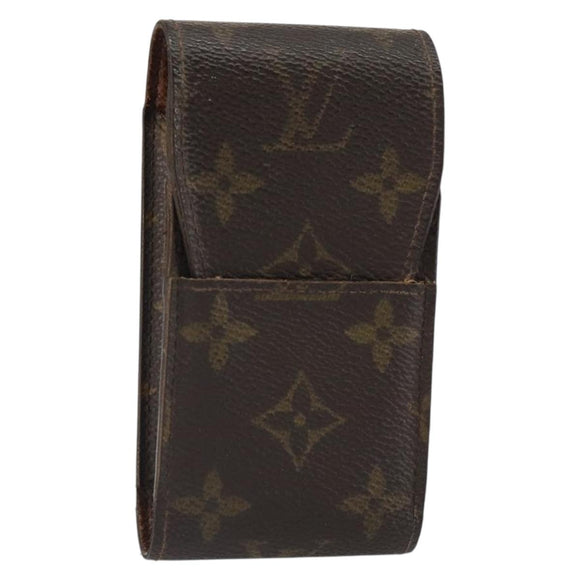 LOUIS VUITTON Monogram Etui Cigarette Case M63024 LV Auth BA9351