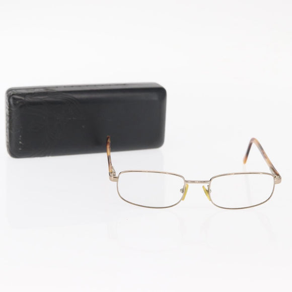 VERSACE Glasses metal Brown Auth BA9352
