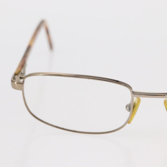 VERSACE Glasses metal Brown Auth BA9352
