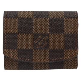 LOUIS VUITTON Damier Ebene Bouton de Manchette Case Cuff Case LV Auth BA9353 - 0