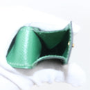 HERMES Accessory Case Pouch Leather Green Auth BA9354-10