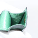 HERMES Accessory Case Pouch Leather Green Auth BA9354-11