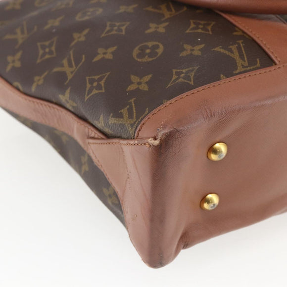 LOUIS VUITTON Monogram Sac Weekend PM Hand Bag M42425 LV Auth BA9356
