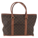 LOUIS VUITTON Monogram Sac Weekend PM Hand Bag M42425 LV Auth BA9356-13