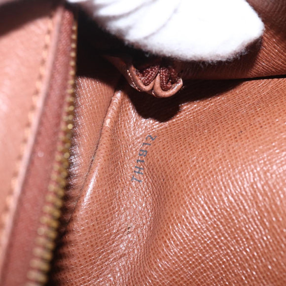 LOUIS VUITTON Monogram Sac Weekend PM Hand Bag M42425 LV Auth BA9356