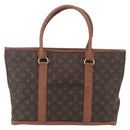LOUIS VUITTON Monogram Sac Weekend PM Hand Bag M42425 LV Auth BA9356-2
