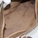 CARTIER Marcello Hand Bag Leather Gold Tone Auth BA9358-16