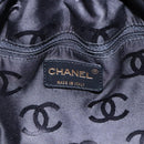 CHANEL Matelasse Hand Bag Suede Black CC Auth BA936-17