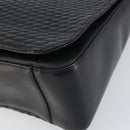 BALLY Tote Bag Leather Black Gold Auth BA9361-10