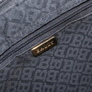 BALLY Tote Bag Leather Black Gold Auth BA9361-15