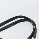 BALLY Tote Bag Leather Black Gold Auth BA9361-8