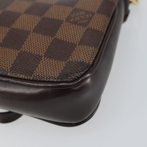 LOUIS VUITTON Damier Ebene Navona Accessory Pouch N51983 LV Auth BA9362